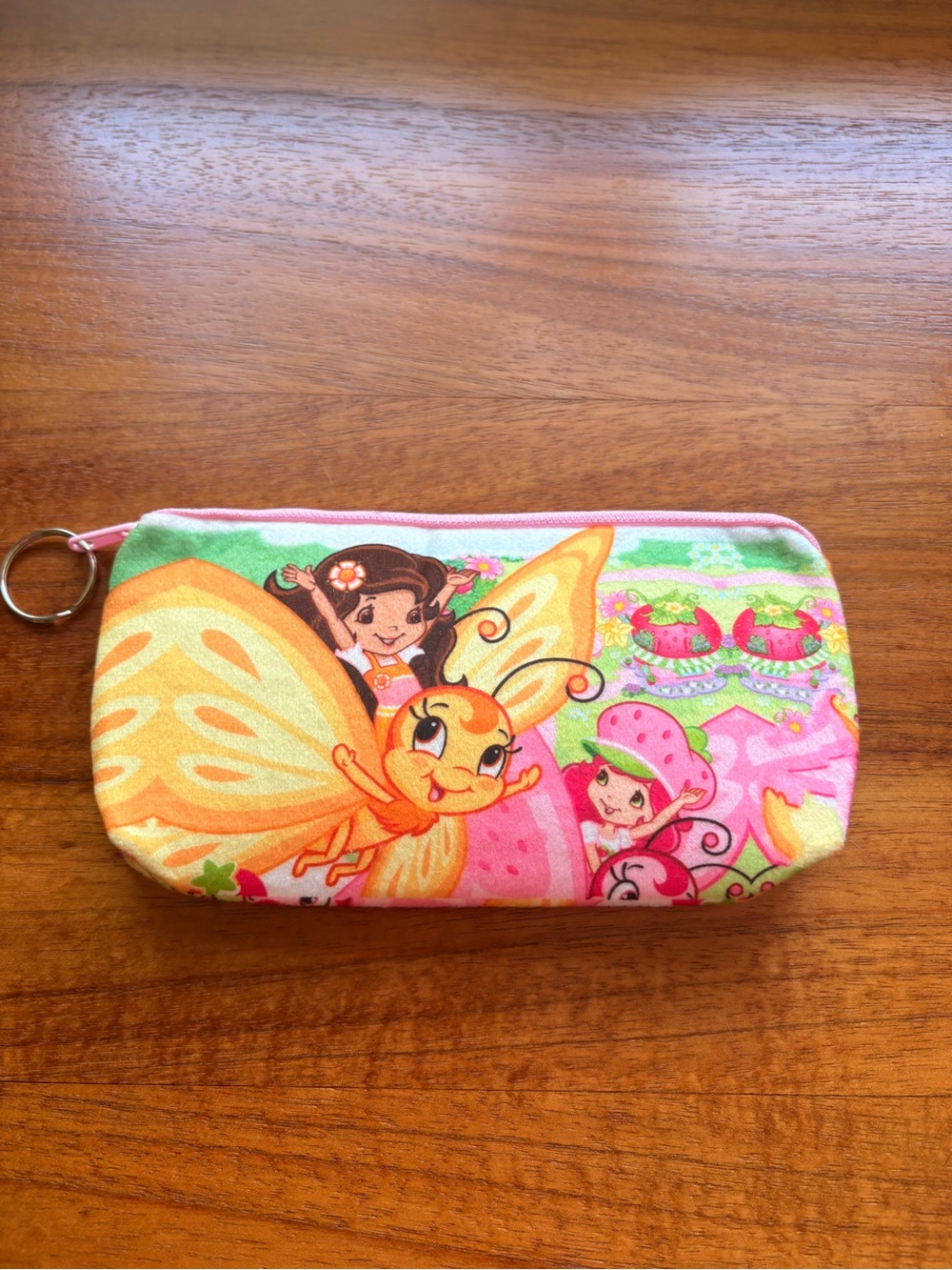 Butterfly Strawberry Shortcake makeup bag